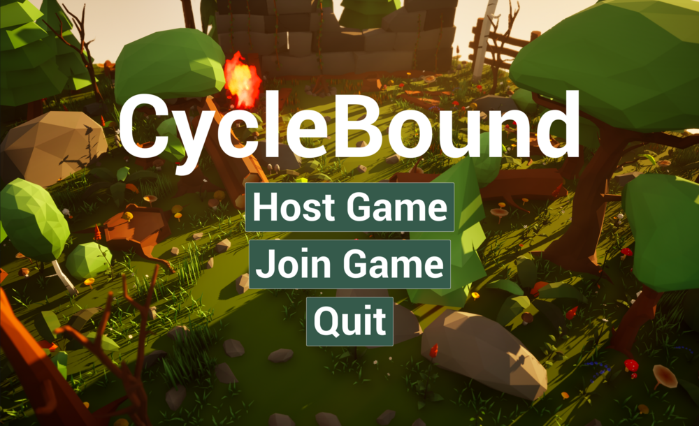 CycleBound menu scene screenshot